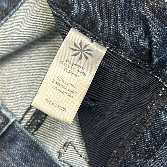 Athleta Sculptek Skinny Jeans Women’s Size 6 Dark Wash Stretch Denim Pants - Picture 7 of 13